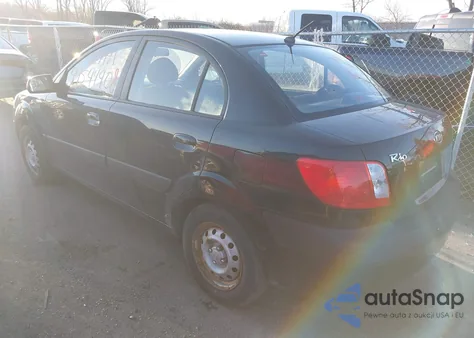 2007 Kia Rio from USA, damaged, VIN KNADE123X76186005